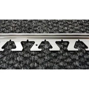 Stavební profil SCHIENE-E Ukon. ohybací profil, Ušlechtilá ocel V4A, H=15mm,...