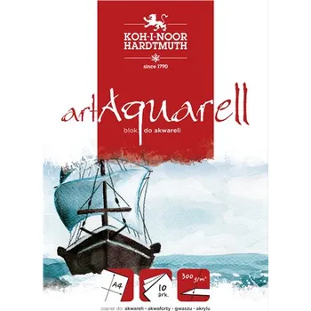 Dětské zboží Blok do akwareli A4 300g Art Aqua(10kart), Koh-I-Noor