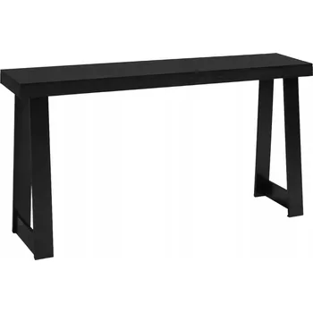 Konferenční stolek Konzolový stolek 140x30,5x81 cm, Černý, Pevný a Odolný Stolek do Předsíně