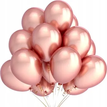 Balónek Balónky balónky ROSE GOLD svatební hostina narozeniny 10 ks