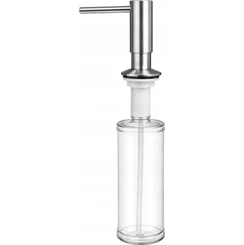 Dávkovač mýdla Ruční dávkovač mýdla s pumpičkou pro dávkovač Brenor 330 ml stříbrný