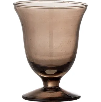 Sklenice Bloomingville, Sklenice na víno Florentine z recyklovaného materiálu 140 ml hnědá - Formadore