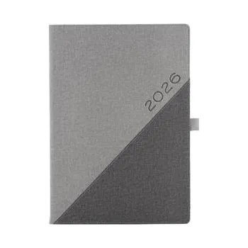 Diář Diář DIEGO denní A4 2026 - šedá/šedá