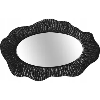 Zrcadlo Černé zrcadlo s organickým tvarem 90x150 cm PU443D