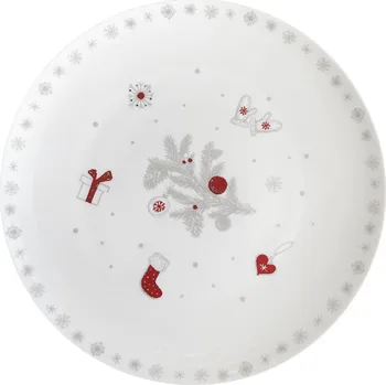 Talíř by inspire Luna Koleda dezertní talíř 20,5 cm vánoční motiv