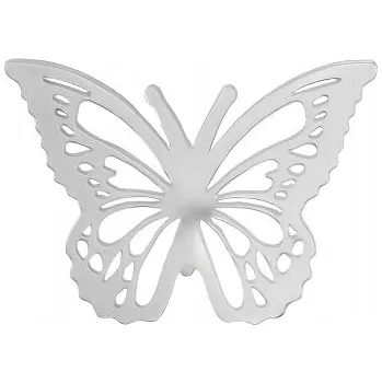 Obraz Ozdoby na dort – Stříbrní motýli – 5 ks