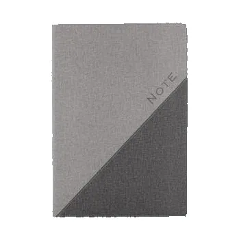 Notes - zápisník DIEGO A4 čtverečkovaný - šedá/tmavě šedá