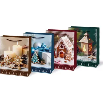 Dárková taška UNIPAP taška vánoční T 4 mix V41 190x250x90 5252907 591200