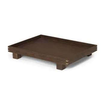 Bon Wooden Tray Small smoked oak