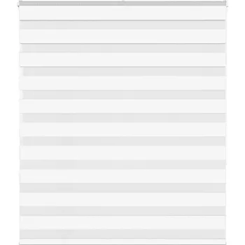 Roleta Zebra roleta bílá 130x150 cm šířka látky 125,9 cm polyester