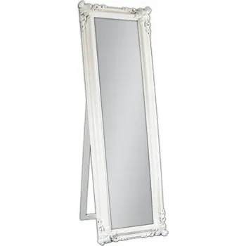 Zrcadlo Zrcadlo stojací bílý rám fazeta 57x172 cm 21023