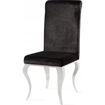 Jídelní židle Židle Euro-Home, černý velur, 1 ks