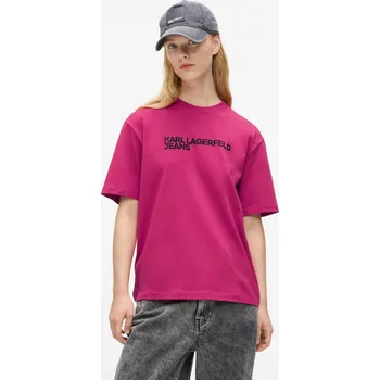 TRIČKO KARL LAGERFELD JEANS KLJ REG SS ESSENTIAL TEE VERY BERRY