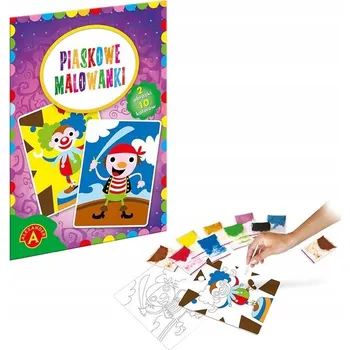 Obraz Pískové obrázky klaun, pirát - společná práce