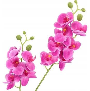 umělá květina Umělá Orchidej Lotos bílá 65 cm