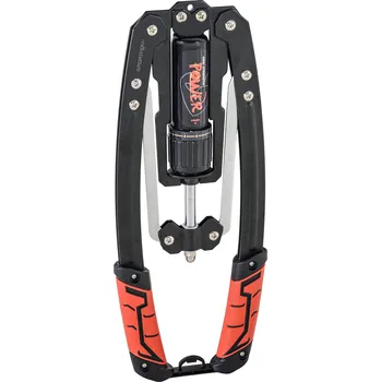 SPORTNOW Power Twister 10-200kg posilovač paží Nastavitelný hydraulický posilovač paží 43 x 16 x 5 cm Černá + červená