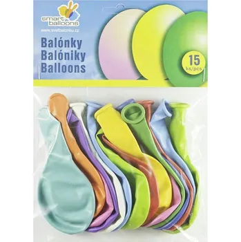 Balónek Sada 15 Pastelové Dekorativní Balónky - Dětské Karnevaly a Párty, 26cm