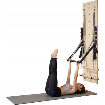 Pilates Reformer na Zeď - Stroj pro Cvičení Pilates s Nastavitelným Odporem