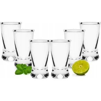 Sklenice Sklenice na vodku FLORINA sklo 6 Ks 25ml