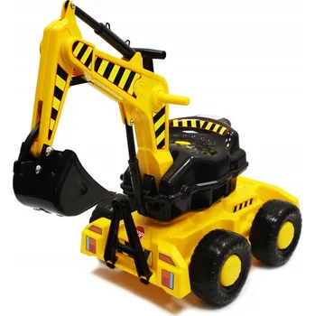 Dětské vozidlo Dětské Odrážedlo Bagr XL se Ramínkem pro Stavitele 3+ | Interaktivní Hračka