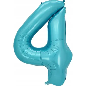 Balónek Fóliový Balónek Číslo Číslice Modrý – 40 palců / 100 cm – Narozeniny / Dekorace