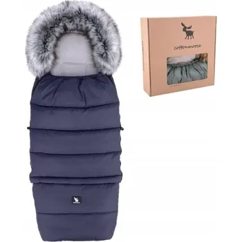 Fusak Fusak do kočárku MOOSE YUKON TMAVĚ MODRÝ Cottonmoose