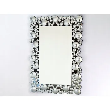 Zrcadlo Zrcadlo s rámem, kulaté zrcadlo 80x120 17JZ49