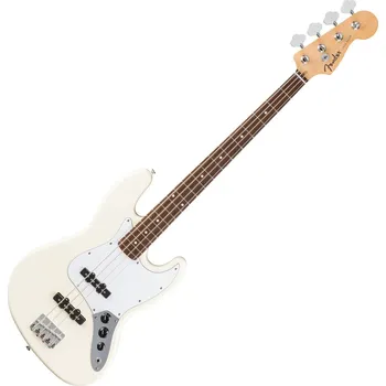 Baskytara Fender Standard Jazz Bass LRL Olympic White Elektrická baskytara (Jako nové)