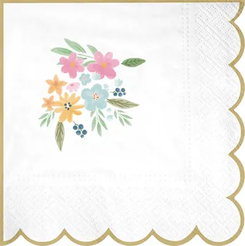 Papírový ubrousek Ubrousky Jarní květiny 10 ks