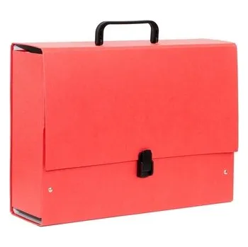 Archivační box Teczka z rączką B4 Jumbo Ecoline czerwona 35 x 25,5 x 10 cm, Tadeo