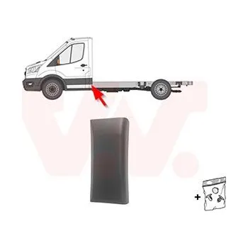 Lišta karosérie Ozdobná / ochranná lišta, boční stěna VAN WEZEL 1991415