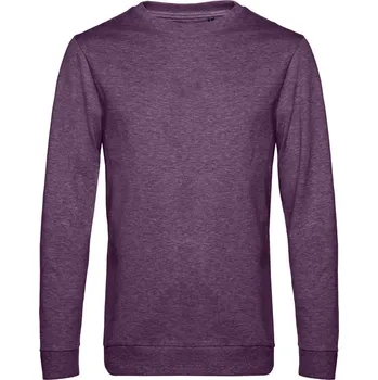 Pánská mikina B&C Pánská mikina přes hlavu #Set In Barva: Fialový melír, Velikost: XXL