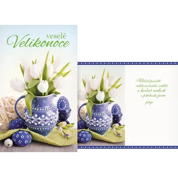 Velikonoční dekorace UNIPAP přání Velikonoční malé N02-100 Z PRANI_Z_667 609630