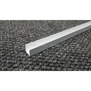 Stavební profil 10208 Kutil/Profil -U- 8x8x1mm/Elox stříbro/200cm