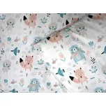 Podpěrová s.r.o. Dětské bavlněné povlečení do postýlky MINT 90x135, 40x60 cm