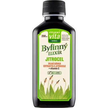 Maxi Vita Bylinný elixír jitrocel + vitamin C 200 ml