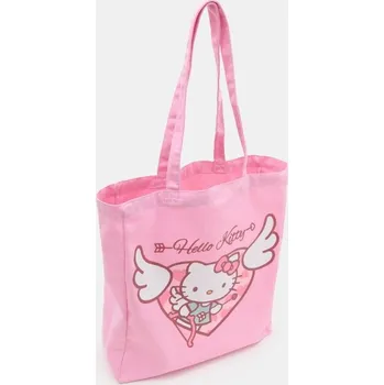 Kabelka Sinsay - Textilní taška shopper Hello Kitty - růžová - 282GK-30X - 282GK-30X-ONE