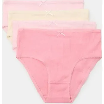 Dívčí spodní prádlo Sinsay - Kalhotky 4 pack - pastelová růžová - 810IG-03X - 810IG-03X-U14