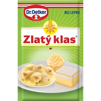 Dr. Oetker Zlatý klas na přípravu bezlepkových krémů a náplní 40 g