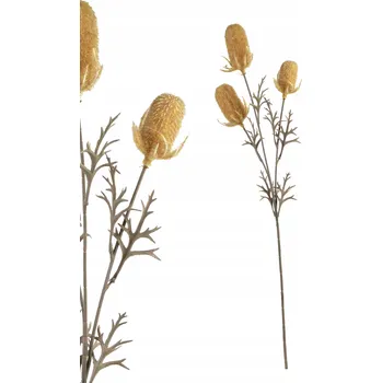 umělá květina Umělá Bodlák větvička 70cm VIRIDIS béžová