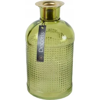 Svícen SKLENĚNÝ SVÍCEN DEKORATIVNÍ STYLOVÝ NA ČAJOVÉ SVÍČKY 16x8 CM