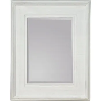 Zrcadlo Zrcadlo v širokém dřevěném rámu 80x100 cm 2231