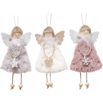 Vánoční ozdoba Závěsná ozdoba na stromeček – Anděl (1 ze 3 možností výběru)