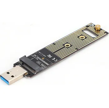 Adaptér M.2 NVMe PCIe + M.2 SATA (NGFF) na USB 3.1 3.0 pro SSD disky čtečka
