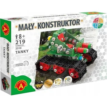 ostatní stavebnice Malý konstruktor TANK k sestavení, 219 dílků
