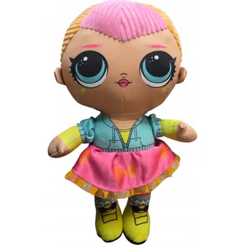 Panenka MĚKKÁ PLYŠÁK PLYŠOVÝ MAZLÍČEK PŘÍTULNÍČEK LOL SURPRISE PANENKA BAREVNÁ