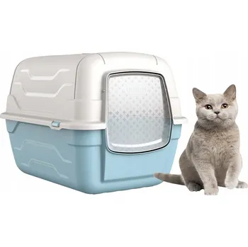 Toaleta pro kočku Krytá kočičí toaleta Georplast 52 cm x 40 cm x 40 cm