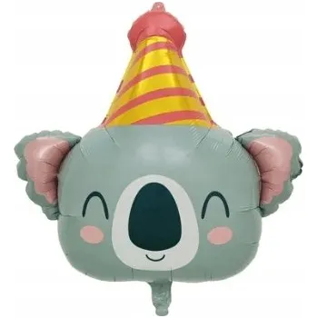 Balónek Fóliový balónek Medvídek Koala 63,5 × 65 cm – Roztomilé zvířátko / Dekorace / Helium