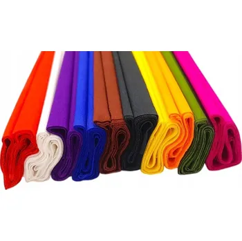 Prostěradlo Krepový papír dekorační 10 živých barev Bambino sada 10 rolí