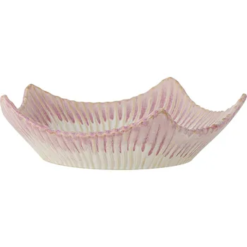 Šperkovnice Bloomingville, Dekorativní miska Floral 28 cm růžová - Formadore